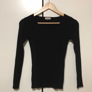 Black long sleeve shirt
